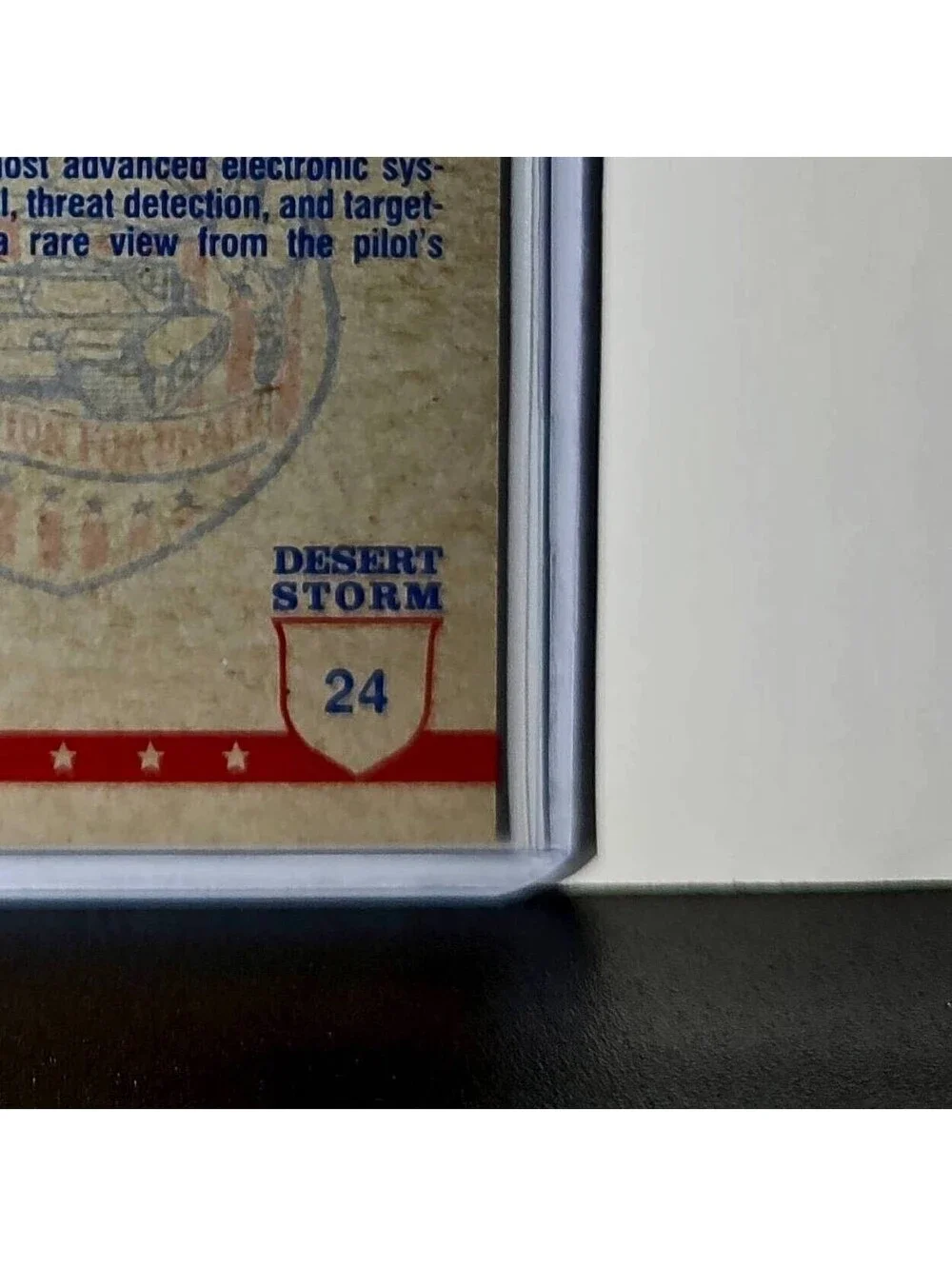 Pilot’s-Eye View 1991 Topps Desert Storm #24 Card - Picture 10 of 10